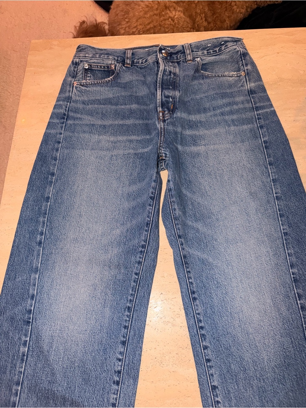 Barrel style madewell Women's Jeans in Faded Blue